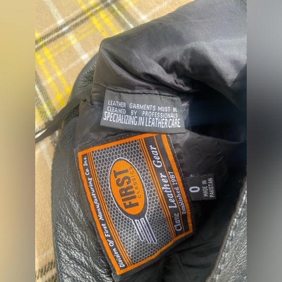 First Classics Classic Leather Gear Black Straight Fit Leather Pants - Picture 5 of 6